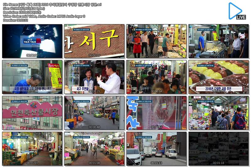[서구 톡톡 26회] 2016 추석명절맞이 구청장 전통시장 방문 사진